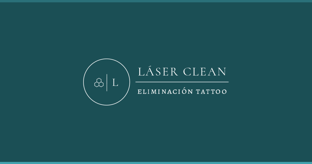 Logotipo de Láser Clean Madrid sobre fondo verde
